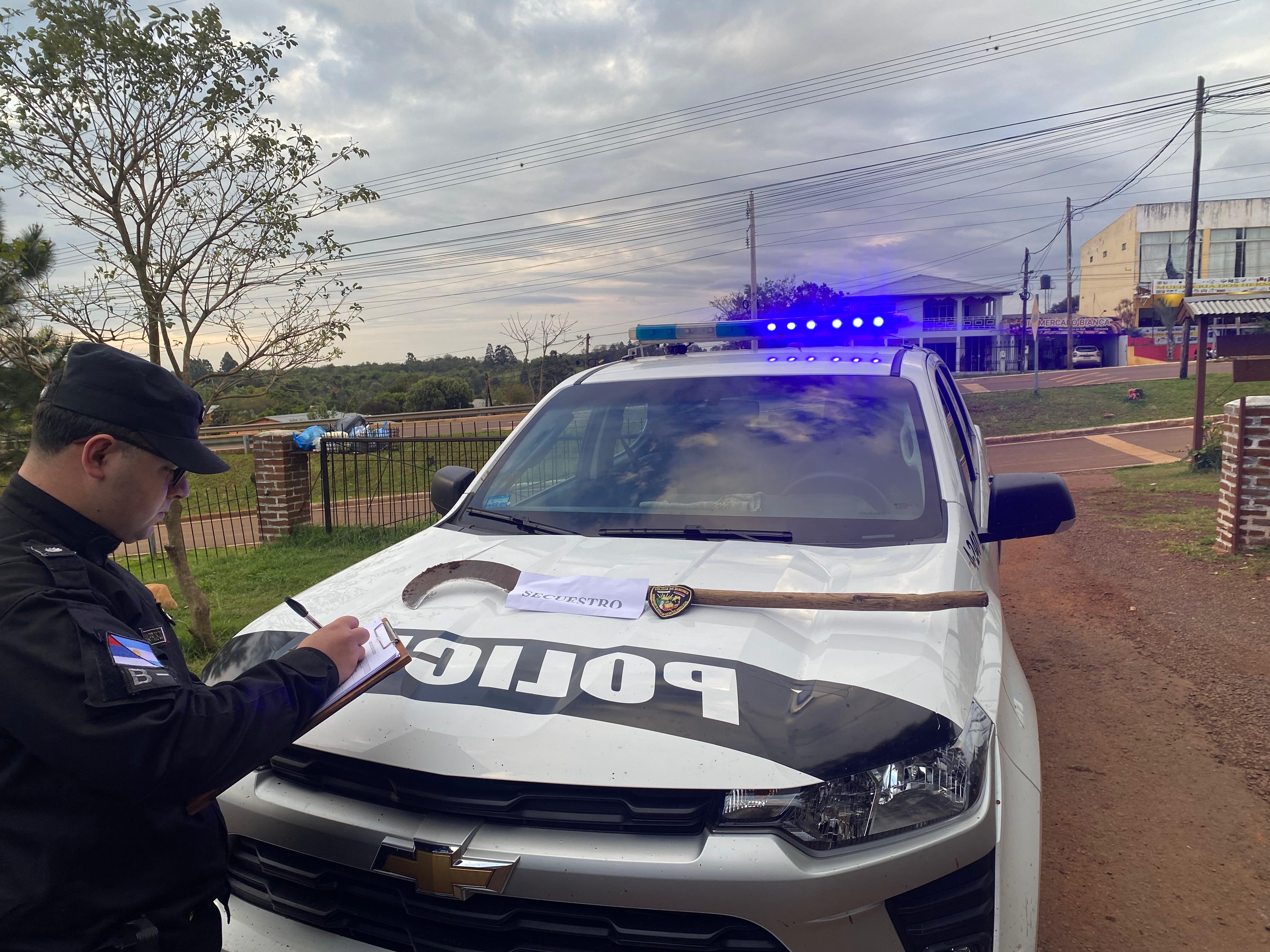 Detuvieron al acusado de atacar con una foisa a un hombre en Dos Hermanas